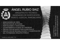 Angel Rubio Saiz - Estudio de Arquitectura Técnica